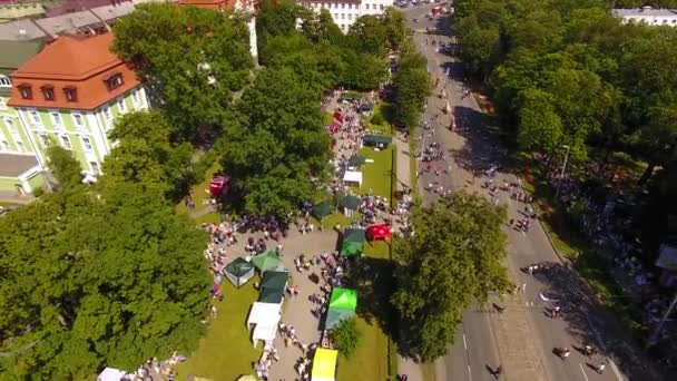 City day of Kaliningrad — Stock Video