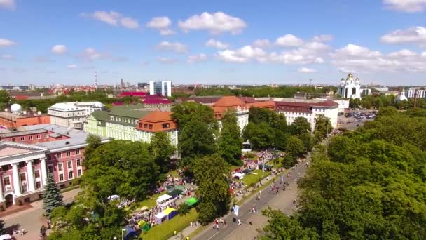 День міста Калінінград — стокове відео