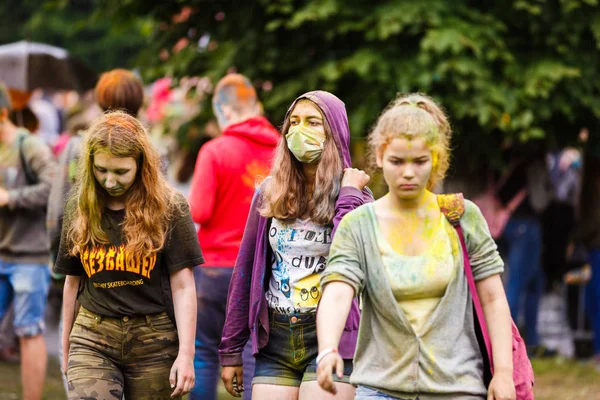Festival Holi en Kaliningrado — Foto de Stock