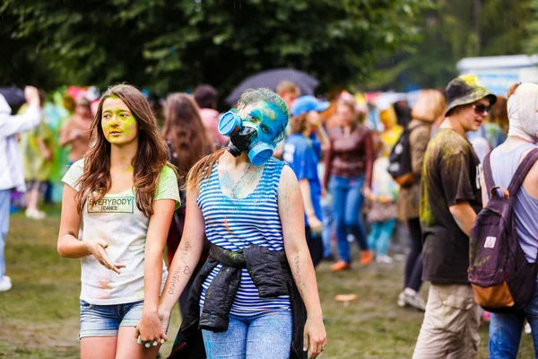 Festival Holi en Kaliningrado — Foto de Stock