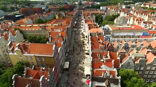 Vacaciones en Gdansk — Vídeo de stock
