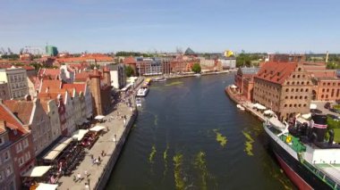 Kanallar Gdansk, üstten görünüm