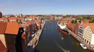 Kanallar Gdansk, üstten görünüm
