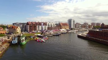 Bir Gdansk liman yatlar