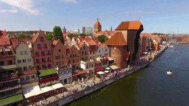 Kanallar Gdansk, üstten görünüm