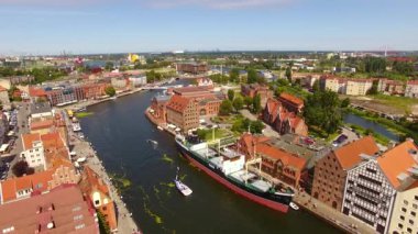 Kanallar Gdansk, üstten görünüm