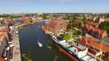 Kanallar Gdansk, üstten görünüm