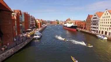 Kanallar Gdansk, üstten görünüm