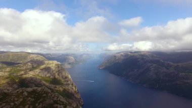 Lysefjord havadan görünümü