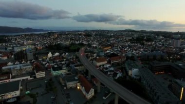 Stavanger Köprüsü Üstten Görünüm