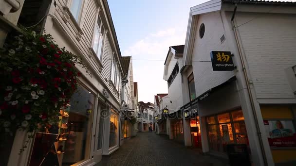 Straat van Stavanger — Stockvideo
