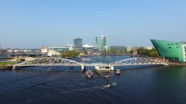 Amsterdam bay havadan görünümü