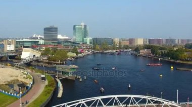 Amsterdam bay havadan görünümü