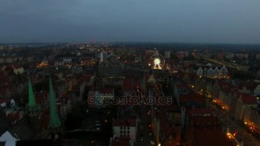 Gdansk old town adlı gece, en iyi görünümü