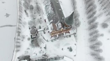 Anteni: Kaliningrad karlı kış Katedrali