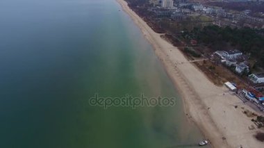 Anteni: Sopot Beach, bahar zamanı