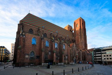 Aziz Mary Magdalene Kilisesi eski kasaba Wroclaw