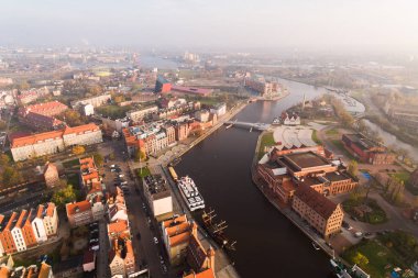 Eski şehir Gdansk, en iyi manzara.