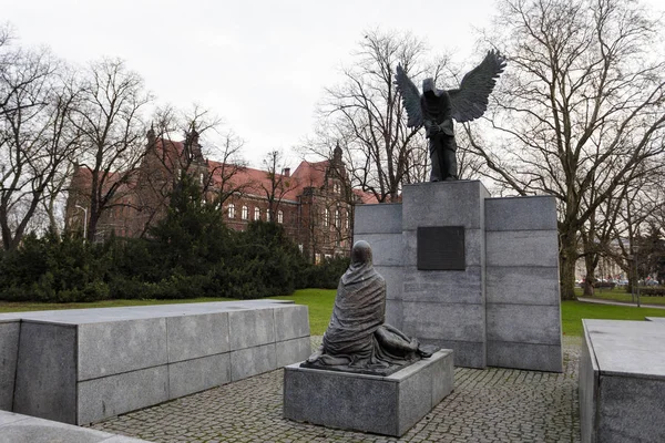 Anıt Lower Silesian aile Katyn — Stok fotoğraf