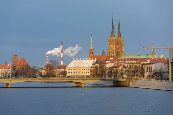 Wroclaw katedrális sziget — Stock Fotó