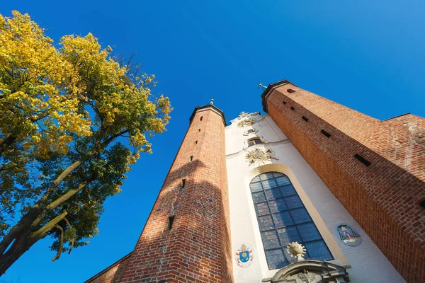 Skvělá fasáda Oliwa Cathedral, Sopoty — Stock fotografie