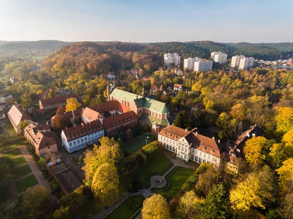 Park Oliwa i Sopot, ovanifrån — Stockfoto