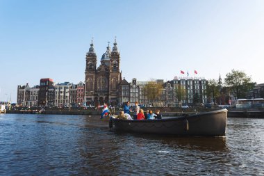 Amsterdam tekne ile yolculuk