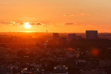 Sunset over Amsterdam