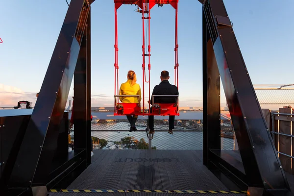 Swing op het dak van A'dam toren, Amsterdam — Stockfoto