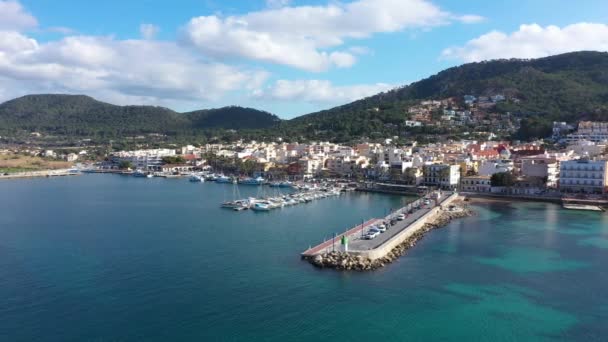 Aviação Porto Andratx Maiorca Espanha — Vídeo de Stock