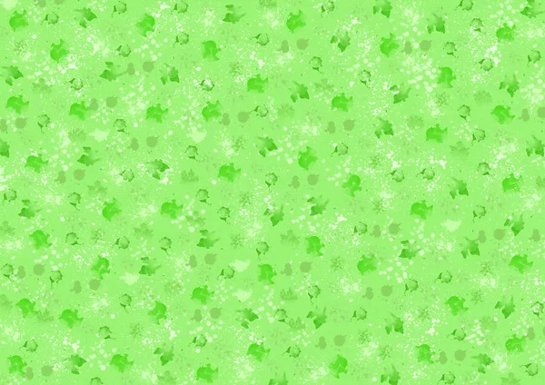 Different green color blots on green — Stock Photo, Image