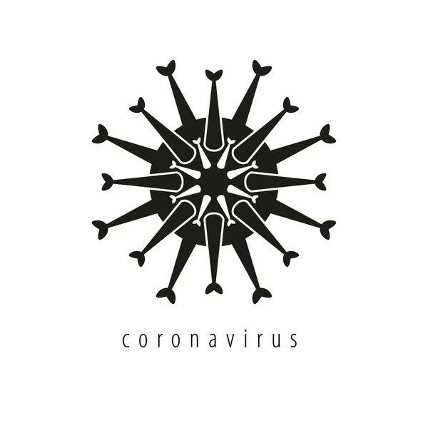 Coronavirus Vektorelement Isoliert Für Ihr Design — Stockvektor