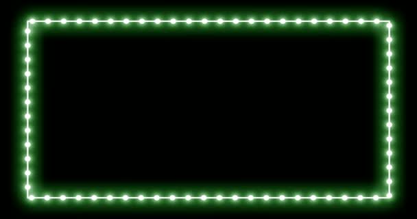 Images d'animation lumière cadre néon design incroyable 