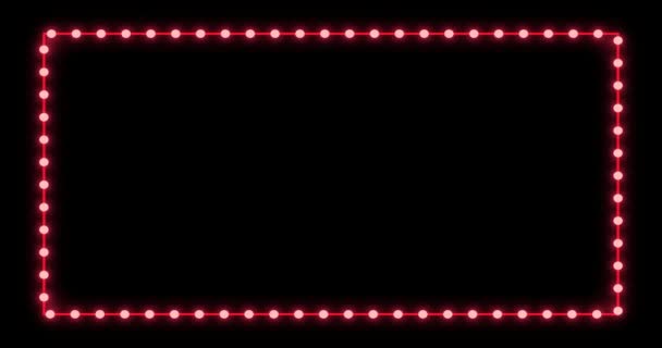 Images d'animation lumière cadre néon design incroyable 