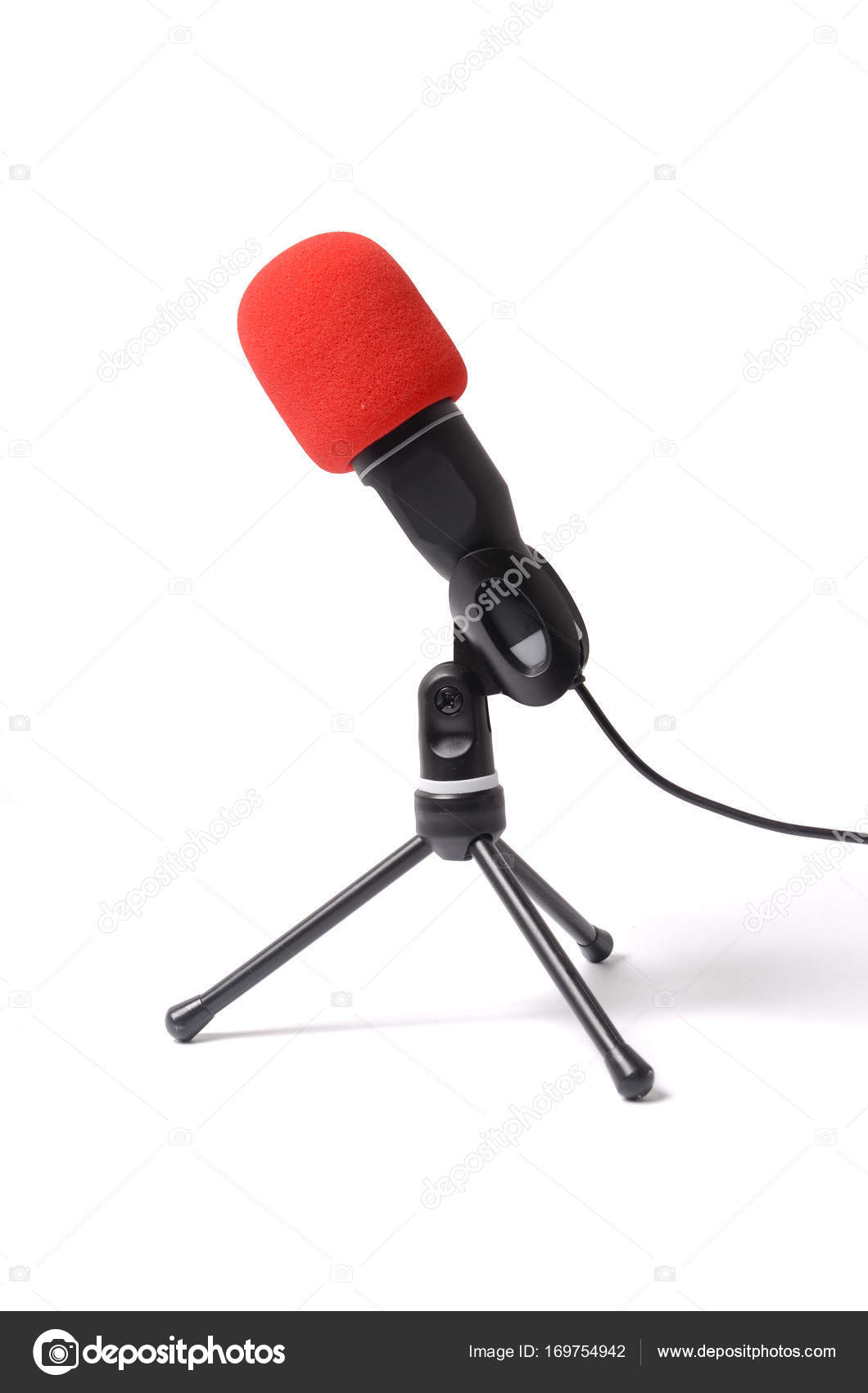 Microphone on a stand Stock Photo by ©vi0222 169754942