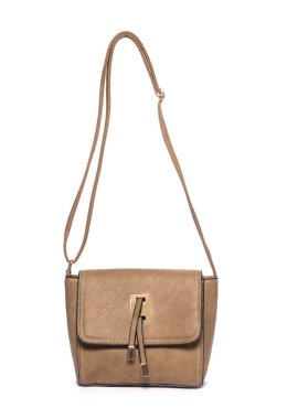 Çiçek desenli izole kahverengi debriyaj