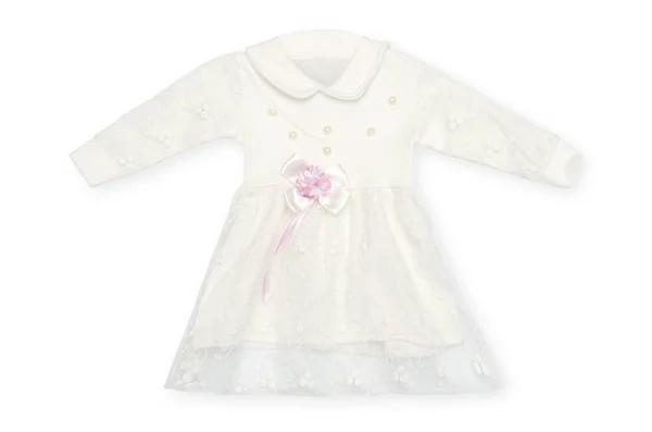 Теплое детское платье изолировано на белом — стоковое фото