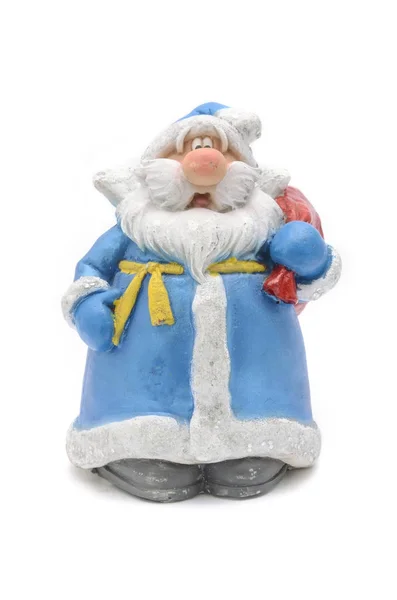 Figurinha Father Frost isolada em branco — Fotografia de Stock