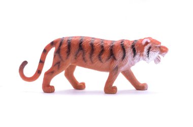 oyuncak kaplan beyaz izole