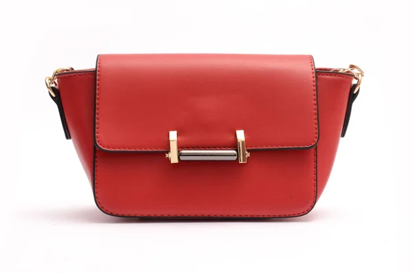 Embrague de mujer de moda roja, bolso de las señoras — Foto de Stock