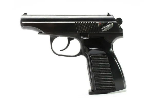 Pistolet, pistolet na białym tle — Zdjęcie stockowe