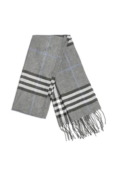 plaid scarf isolated on white