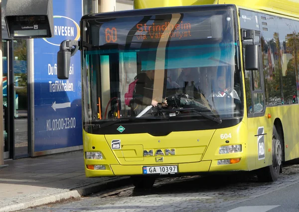 Trondheim Şehiriçi Halk Otobüsü — Stok fotoğraf