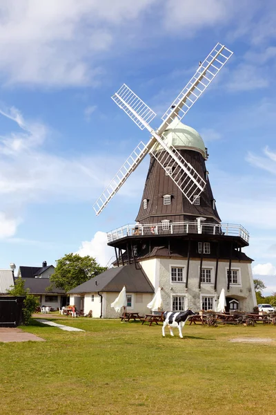 Sandvik windmill a landmark — Stock Photo, Image