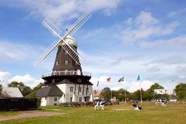 Sandvik vindmølle et vartegn - Stock-foto