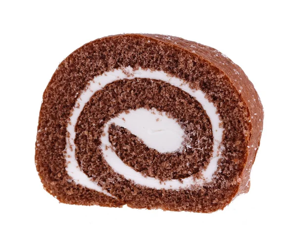 Σοκολάτα κρέμα Swiss roll — Φωτογραφία Αρχείου
