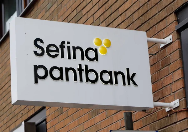 Sefina pantbank schild — Stockfoto