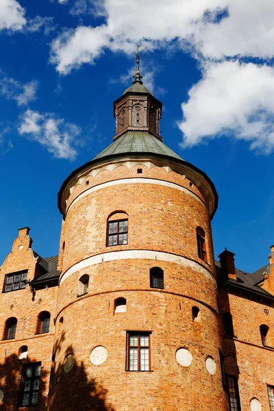 Close One Towers Swedish Gripsholm Castle — Stock Photo, Image