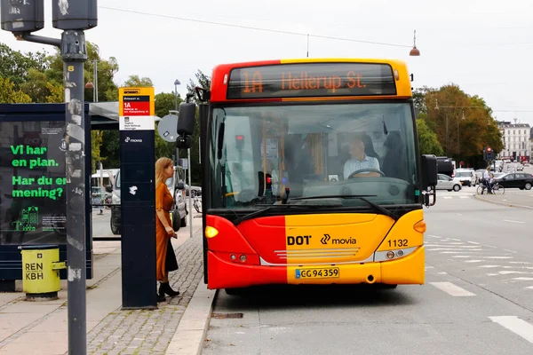 Copenhagen Şehiriçi Halk Otobüsü — Stok fotoğraf