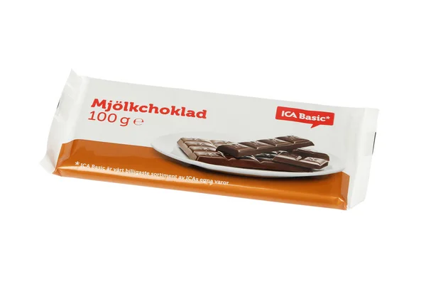 Ica Basic Tafel Schokolade — Stockfoto